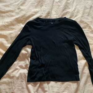 Navy Blue American Eagle Knit crew